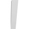 Ekena Millwork 6-in. W x 26-in. D x 30-in. H Traditional Architectural Grade PVC Knee Brace BRCP06X26X30TRA - alternate 3